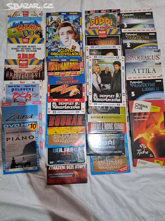 Dvd a VHS kazety